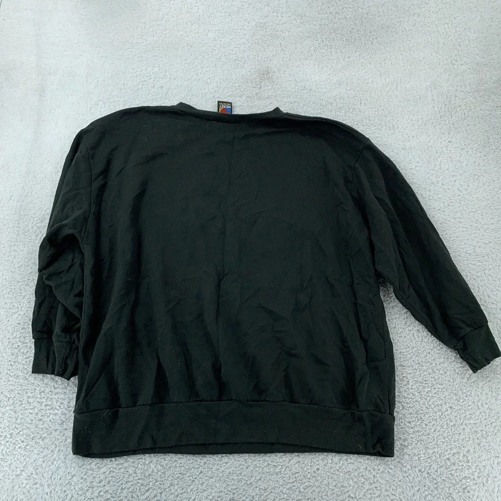 Vintage Mickey Mouse Legends Sweatshirt BOXY XL Walt Disney Cartoon Crewneck 90s